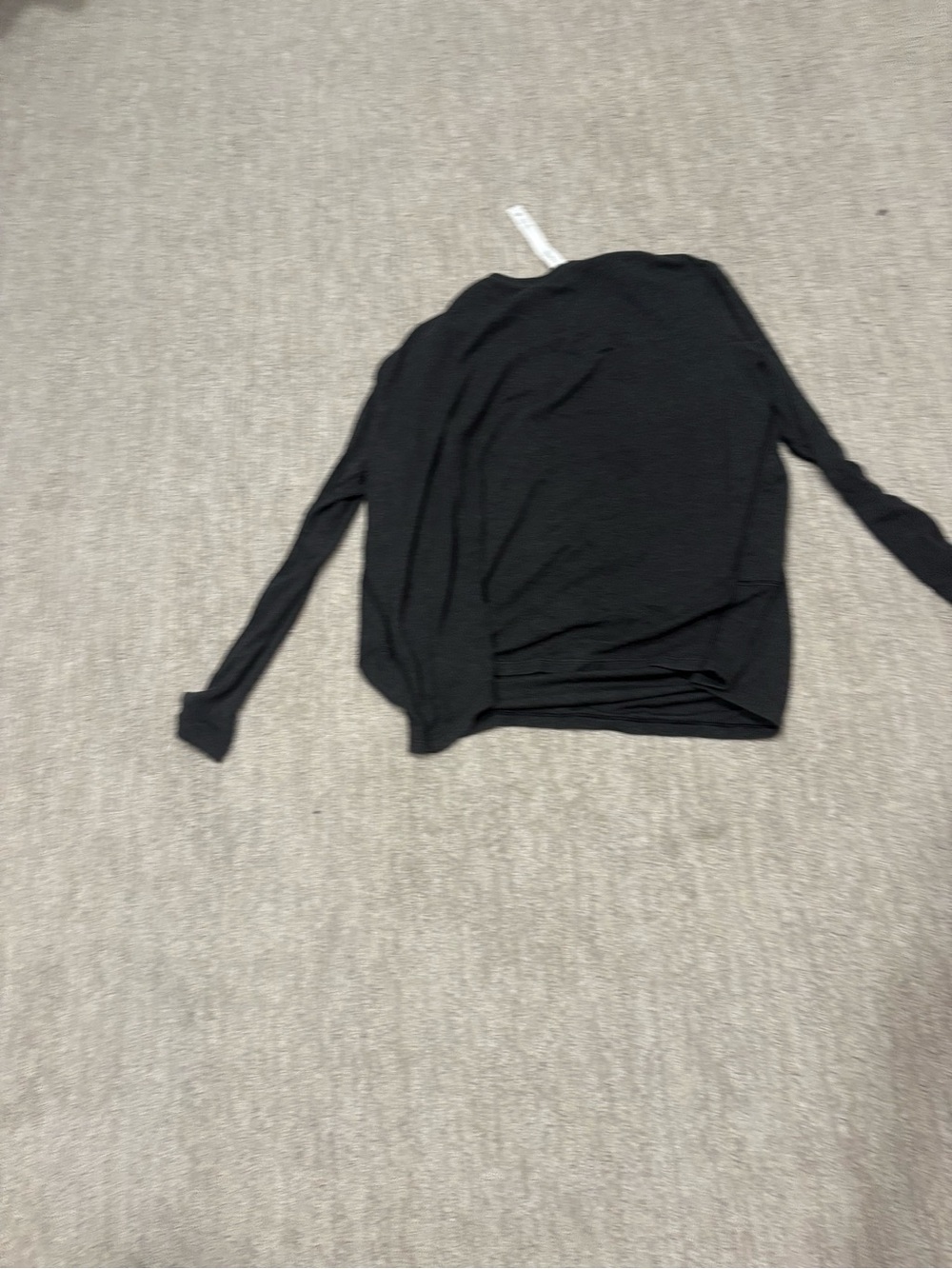 lululemon athletica dark gray Long-Sleeve Lightweight Tee